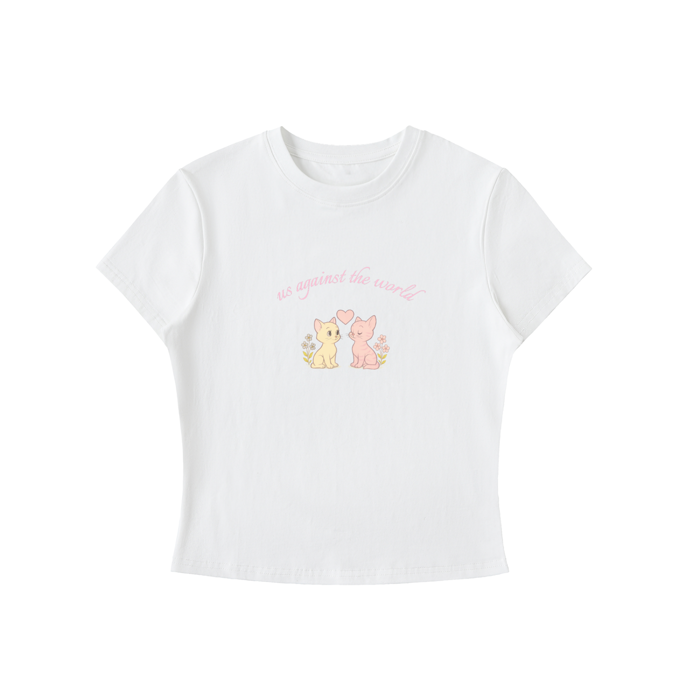 Us Against the World Crop Top